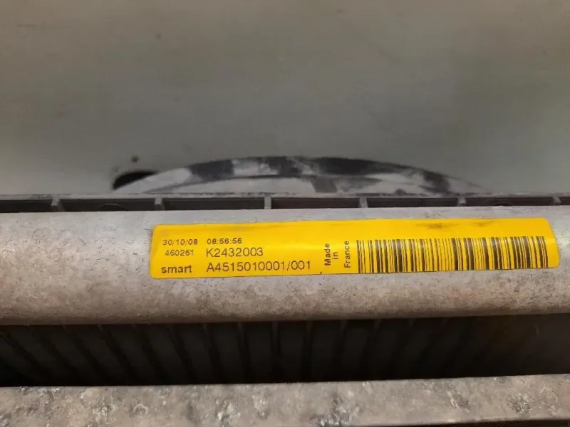 Radiatore Acqua A4515010001 Smart Fortwo Cabrio 451 2007