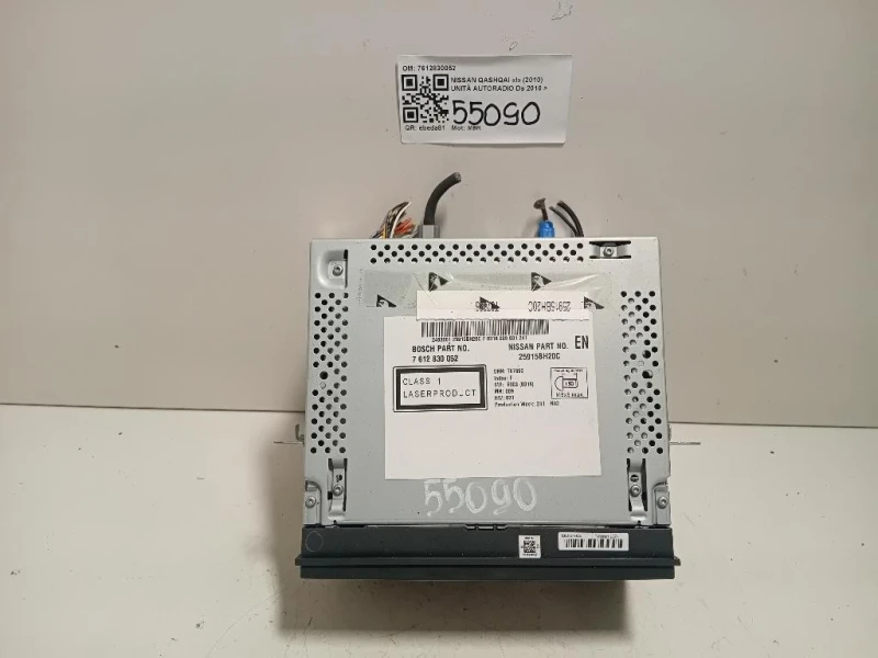 Unità Autoradio 7612830052 Nissan Qashqai I 2010