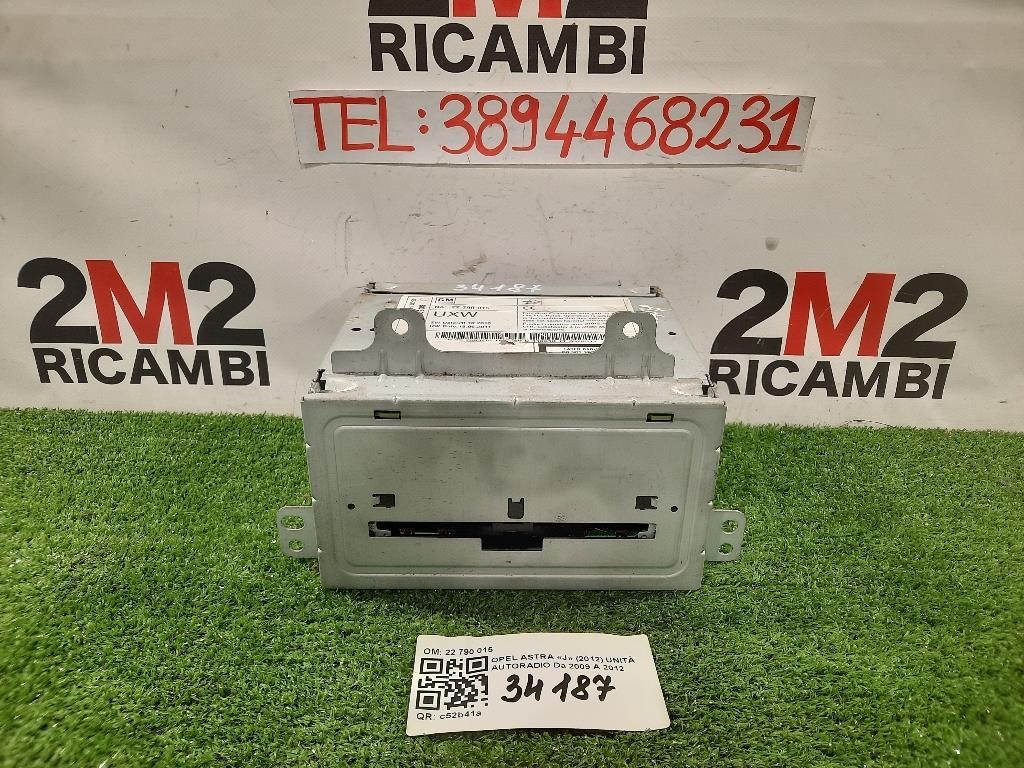 Unità Autoradio 22 790 015 Opel Astra J 2012
