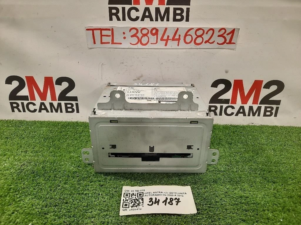 Unità Autoradio 22 790 015 Opel Astra J 2012