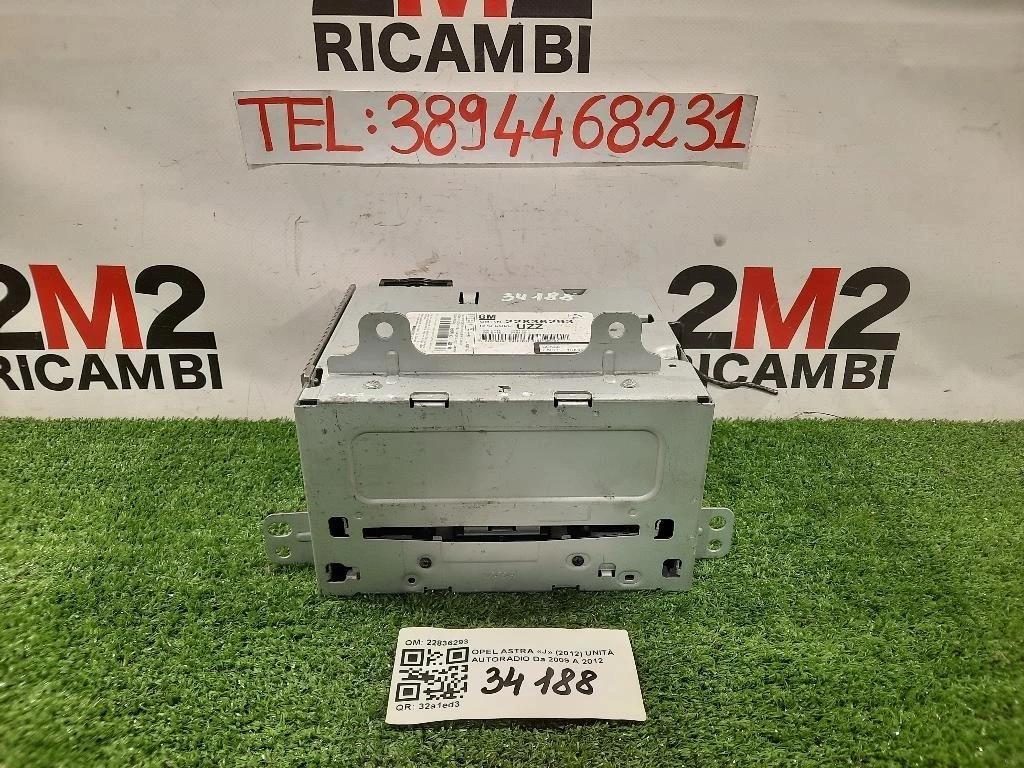 Unità Autoradio 22836293 Opel Astra J 2012