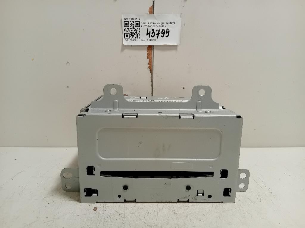 Unità Autoradio 20983513 Opel Astra J 2012