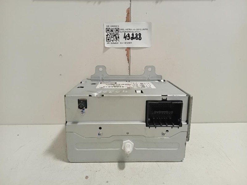 Unità Autoradio 20983513 Opel Astra J 2012