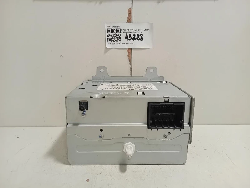 Unità Autoradio 20983513 Opel Astra J 2012