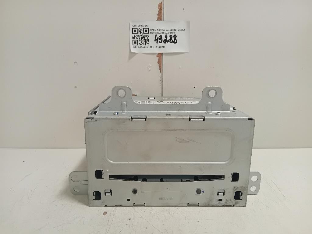 Unità Autoradio 20983513 Opel Astra J 2012