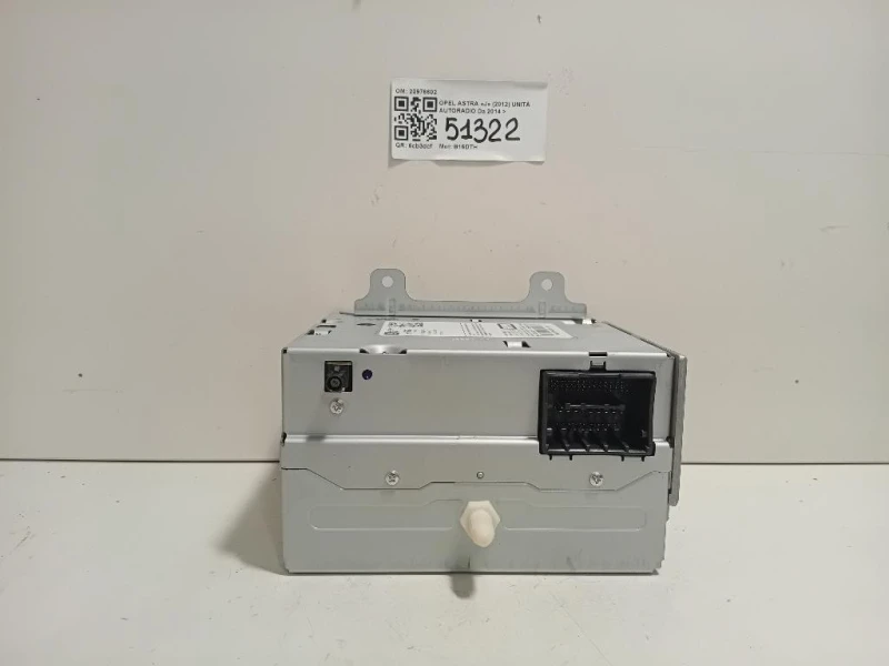 Unità Autoradio 22976602 Opel Astra J 2012