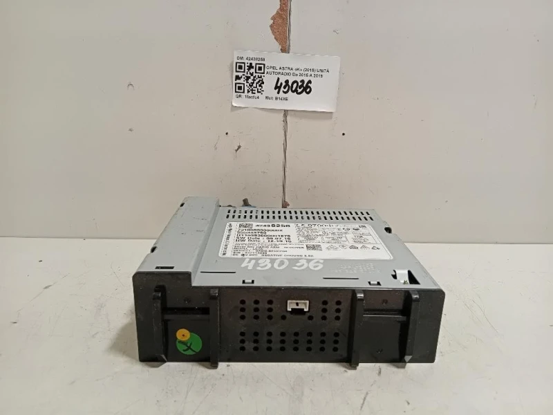 Unità Autoradio 42438258 Opel Astra K 2016