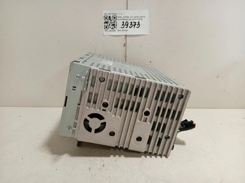Unità Autoradio 557799431 Opel Astra K 2016