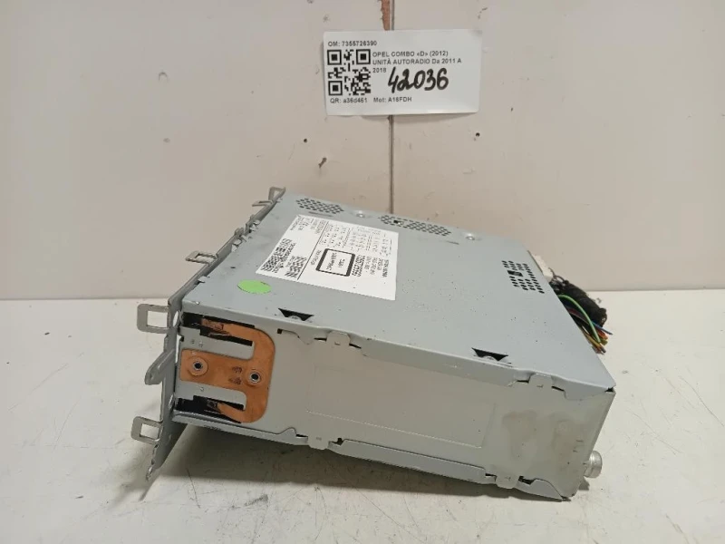 Unità Autoradio 7355726390 Opel Combo D 2012