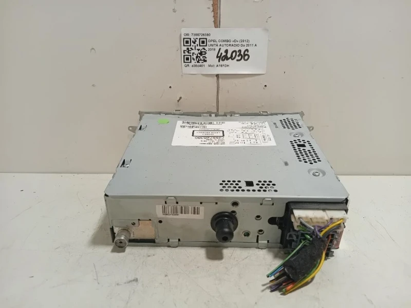 Unità Autoradio 7355726390 Opel Combo D 2012