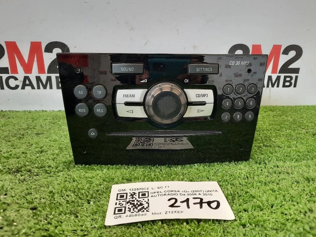 Unità Autoradio 13257032 Opel Corsa D 2007