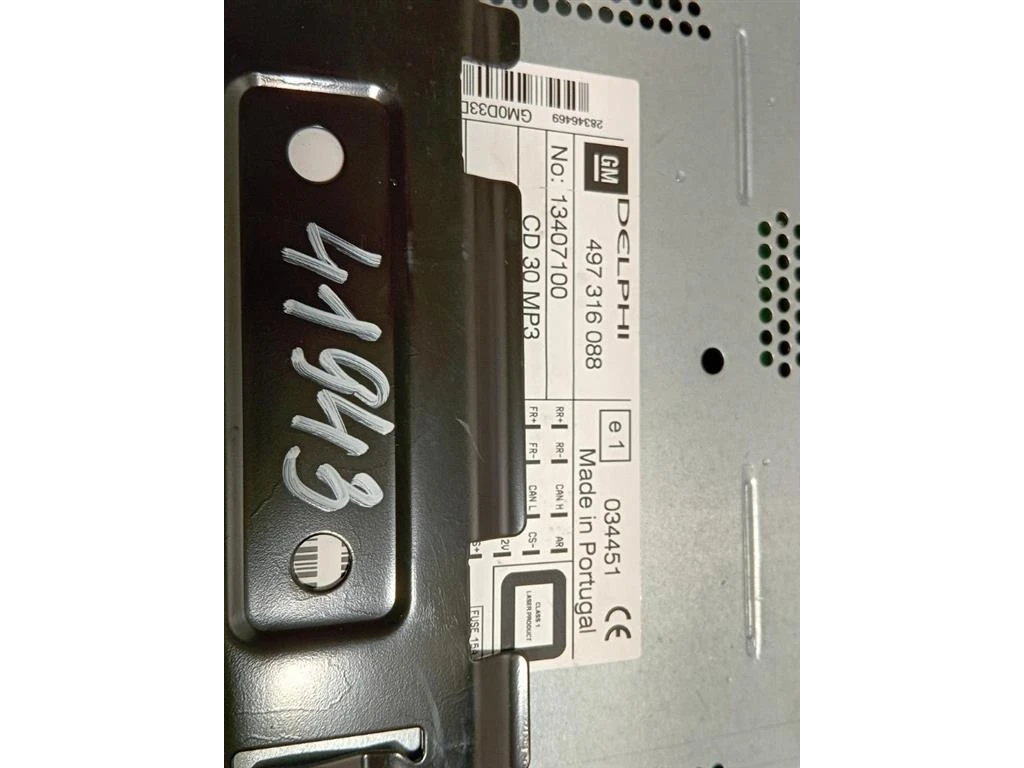Unità Autoradio 497 316 088 Opel Corsa D 2011
