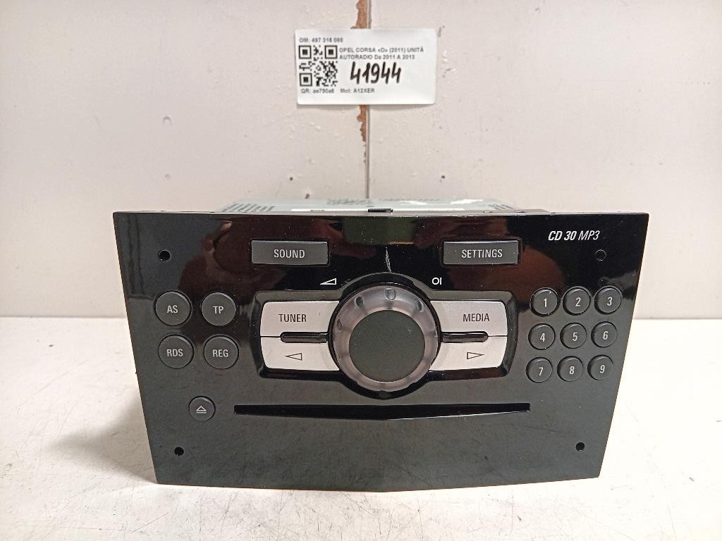 Unità Autoradio 497 316 088 Opel Corsa D 2011