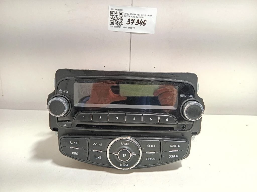 Unità Autoradio 39068067 Opel Corsa E 2014