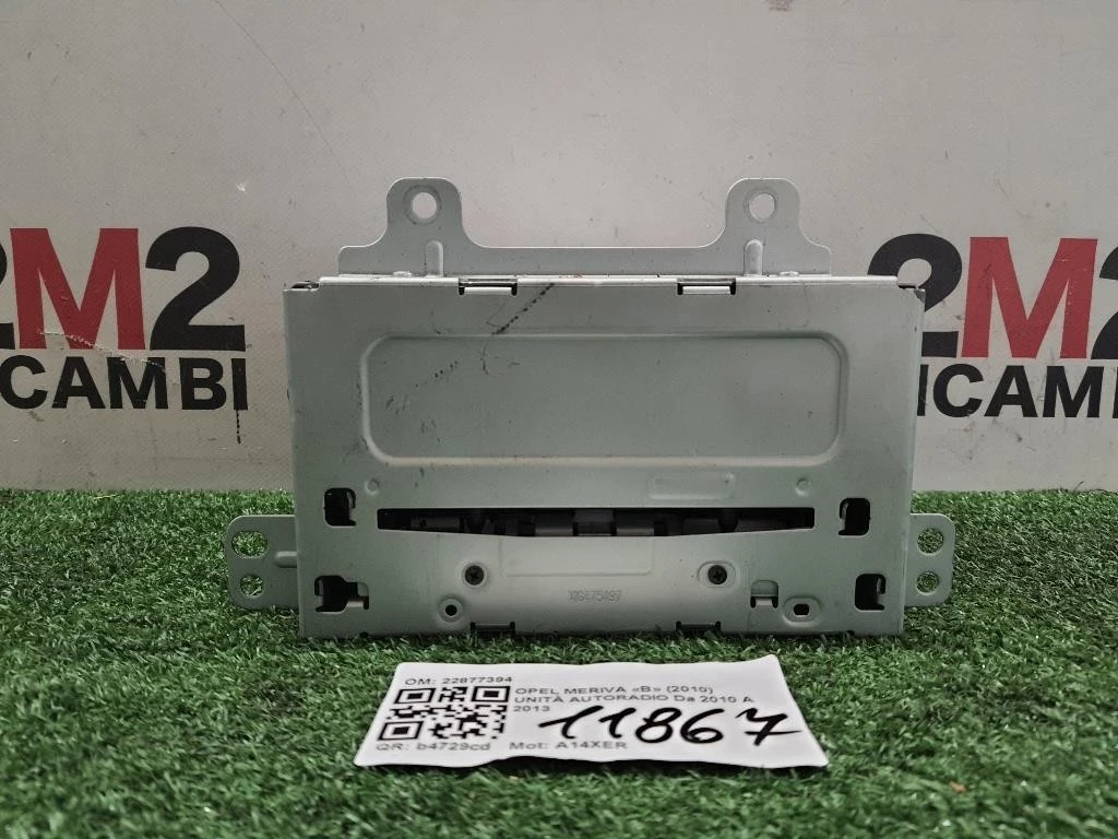 Unità Autoradio 22877394 Opel Meriva B 2010