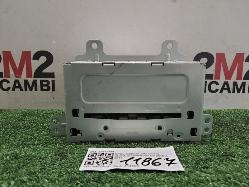 Unità Autoradio 22877394 Opel Meriva B 2010