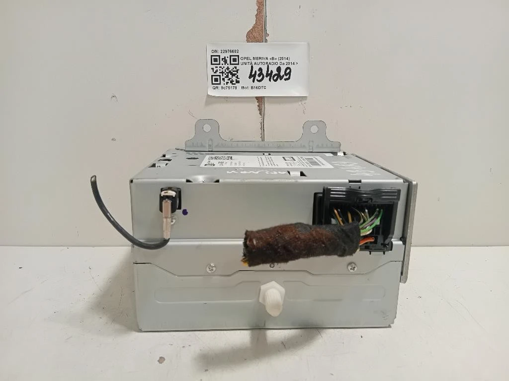 Unità Autoradio 22976602 Opel Meriva B 2014