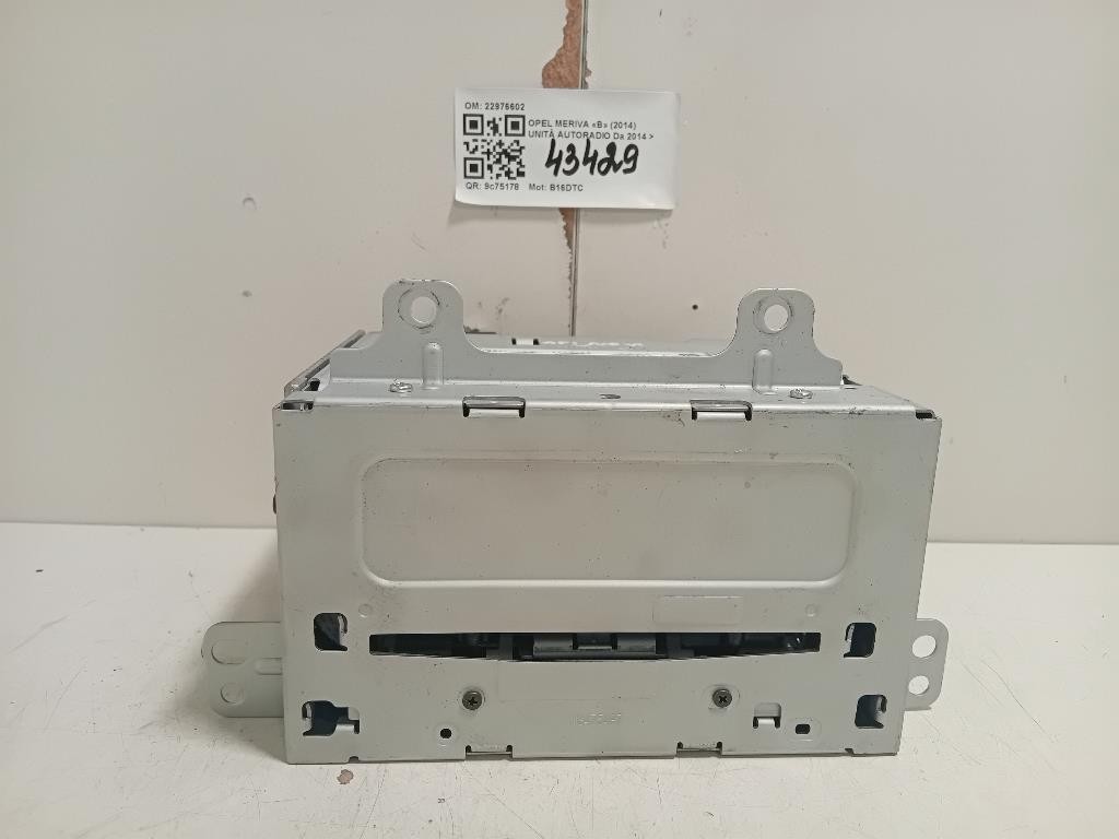 Unità Autoradio 22976602 Opel Meriva B 2014