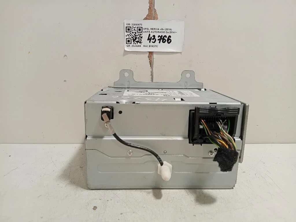Unità Autoradio 22800670 Opel Meriva B 2014