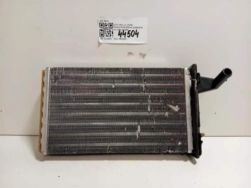 Radiatore Riscaldamento 7753630 Fiat UNO II 1989