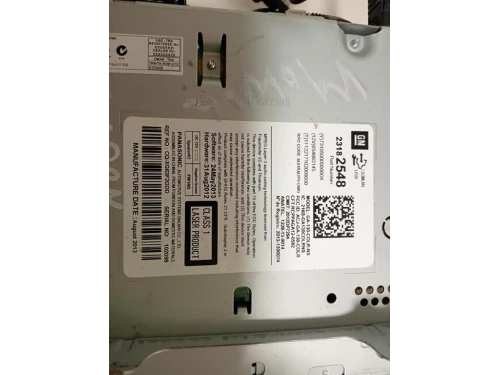 Unità Autoradio 23182548 Opel Mokka 2013