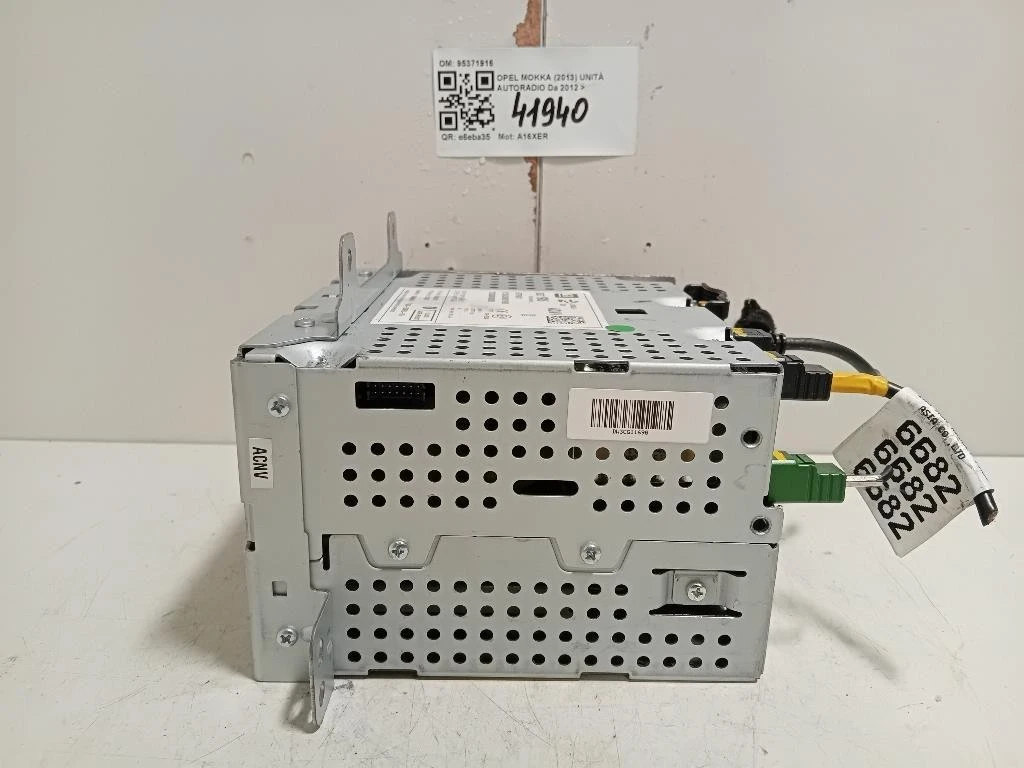 Unità Autoradio 95371916 Opel Mokka 2013