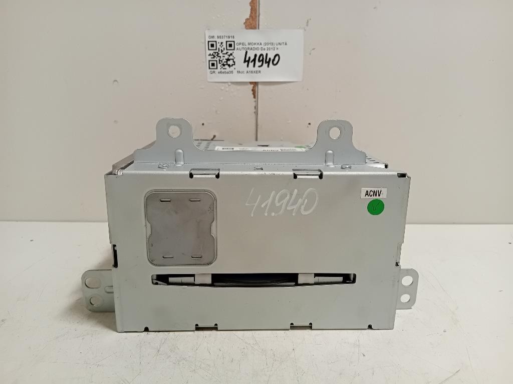Unità Autoradio 95371916 Opel Mokka 2013