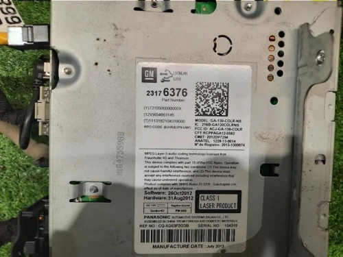 Unità Autoradio 95369363 Opel Mokka 2013