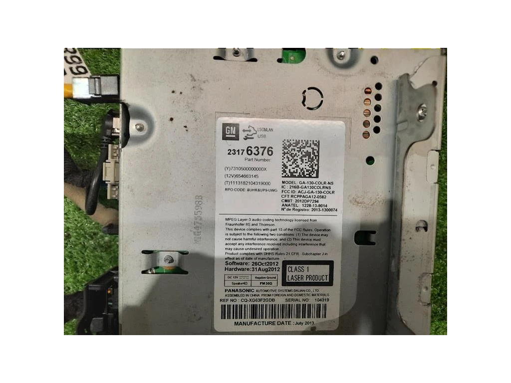 Unità Autoradio 95369363 Opel Mokka 2013