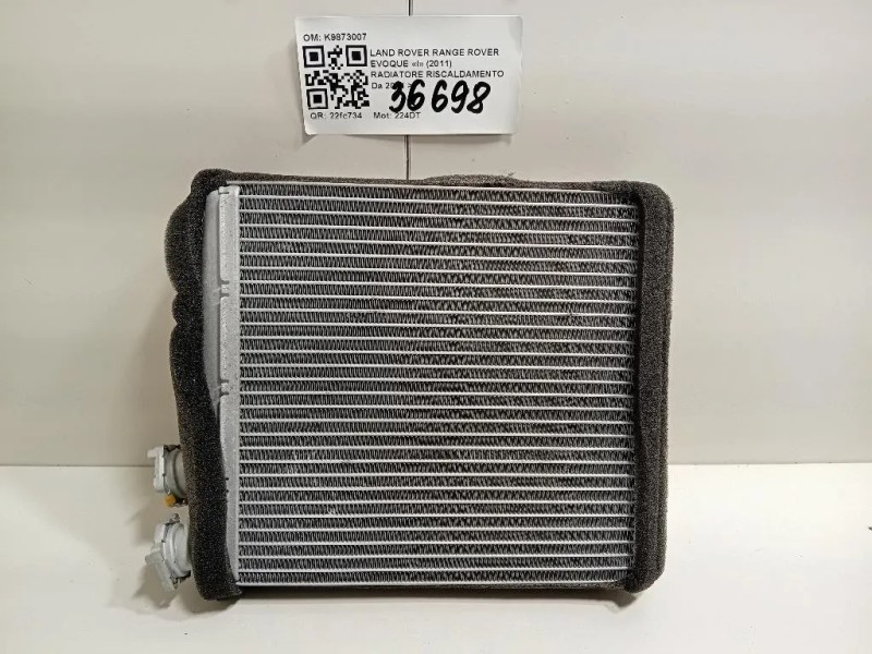 Radiatore Riscaldamento K9873007 Land Rover Range Rover Evoque I 2011