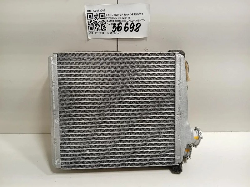 Radiatore Riscaldamento K9873007 Land Rover Range Rover Evoque I 2011