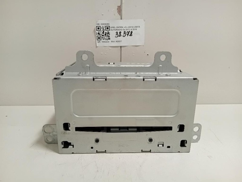 Unità Autoradio 22836293 Opel Zafira C 2012