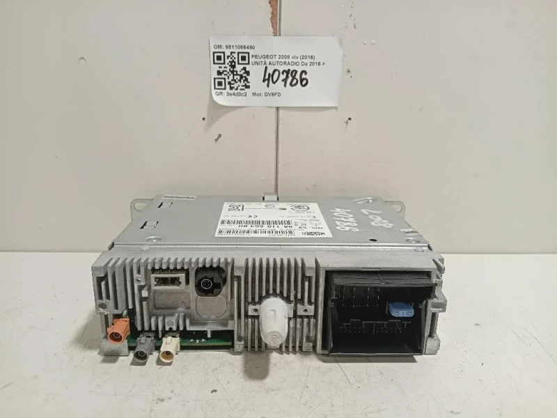 Unità Autoradio 9811066480 Peugeot 2008 I 2016