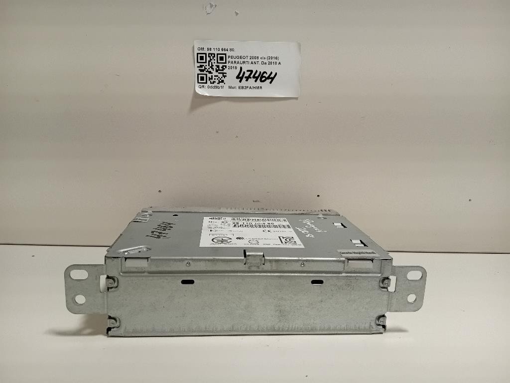 Unità Autoradio 9811066480 Peugeot 2008 I 2016