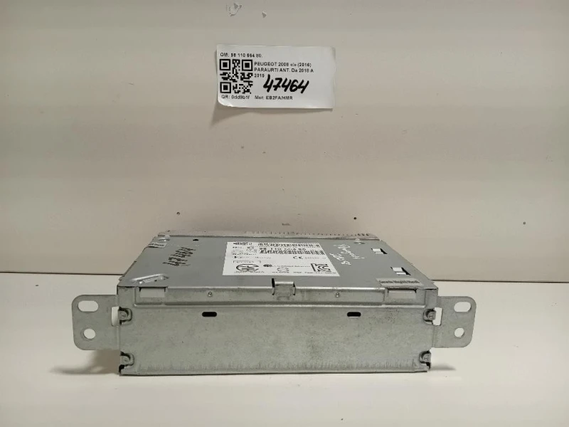 Unità Autoradio 9811066480 Peugeot 2008 I 2016