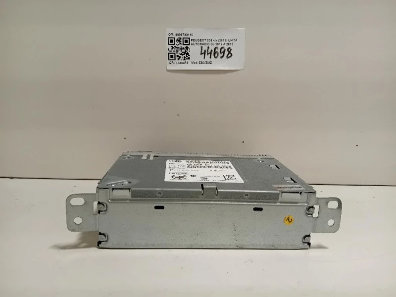 Unità Autoradio 9806730180 Peugeot 208 I 2012
