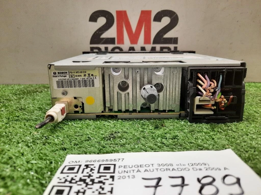 Unità Autoradio 9666959577 Peugeot 3008 I 2009