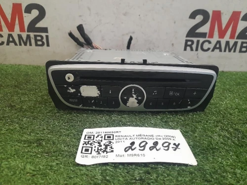 Unità Autoradio 281150030RT Renault Mégane III 2009
