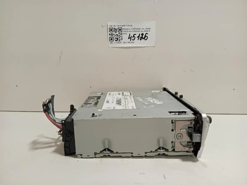 Unità Autoradio 28 115 0743R T F116 Renault Mégane III 2009