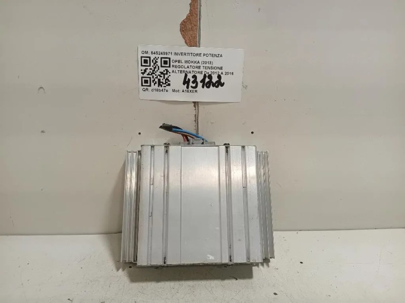 Regolatore Tensione Alternatore 545249971 INVERTITORE POTENZA Opel Mokka 2013