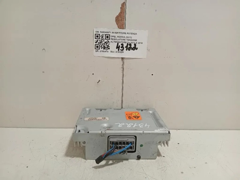 Regolatore Tensione Alternatore 545249971 INVERTITORE POTENZA Opel Mokka 2013