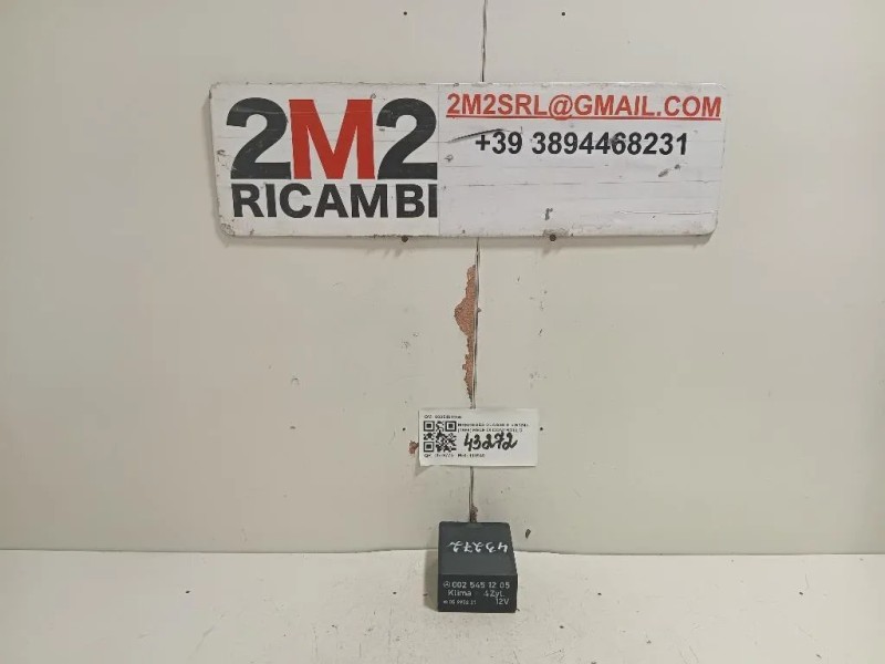 RELE DI Controllo 0025451205 Mercedes Classe E W124 1985