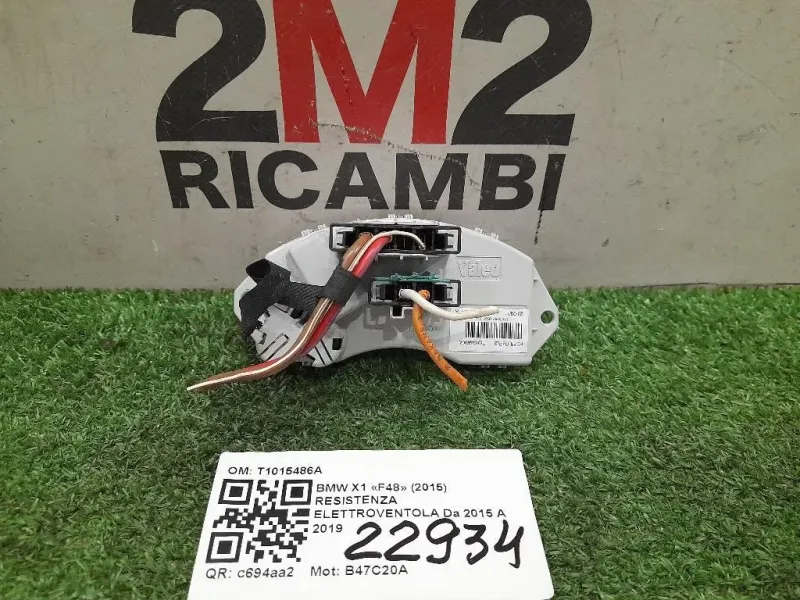 Resistenza Elettroventola T1015486A Bmw X1 F48 2015