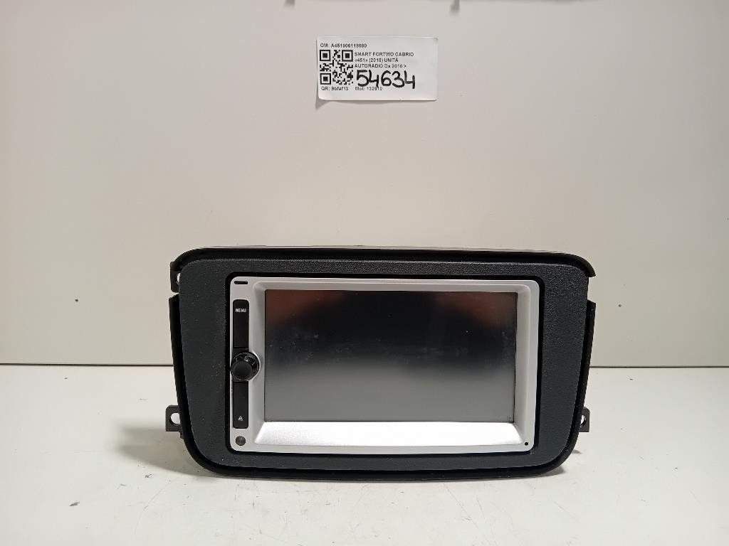 Unità Autoradio A451906118080 Smart Fortwo Cabrio 451 2010