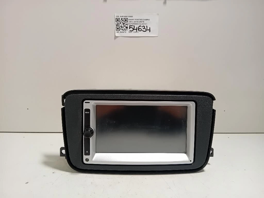 Unità Autoradio A451906118080 Smart Fortwo Cabrio 451 2010