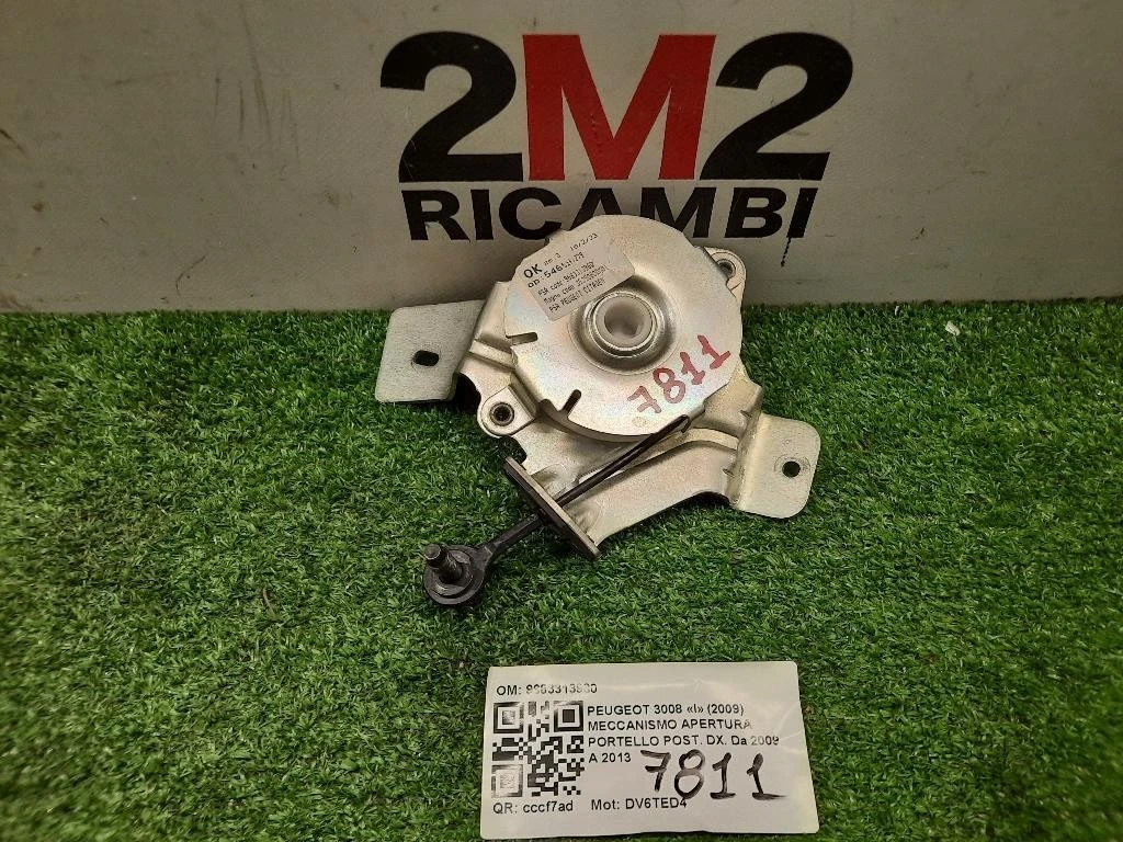 Meccanismo Apertura Portello POST DX 9683313980 Peugeot 3008 I 2009