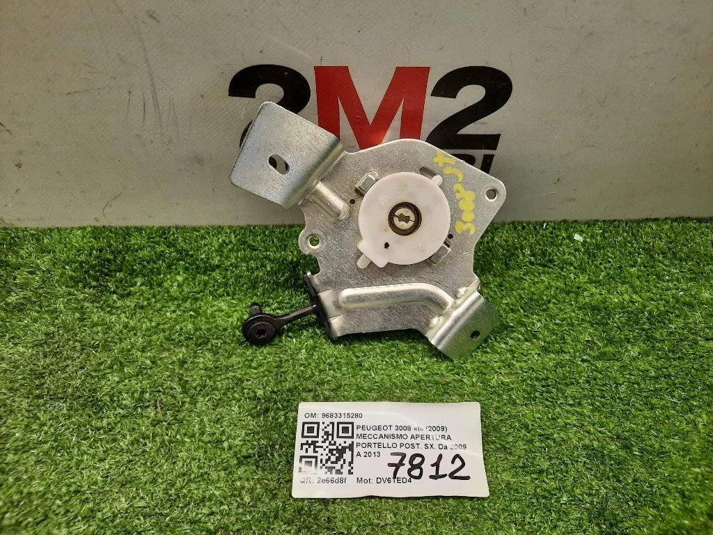 Meccanismo Apertura Portello POST SX 9683315280 Peugeot 3008 I 2009