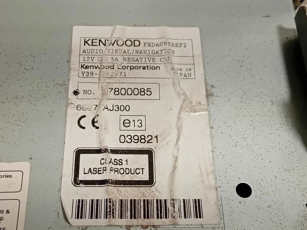 Unità Autoradio 86271AJ400 Subaru Outback III 2009