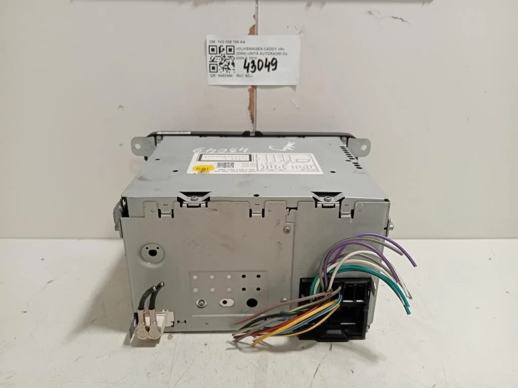 Unità Autoradio 1K0 035 186 AA Volkswagen Caddy III 2004