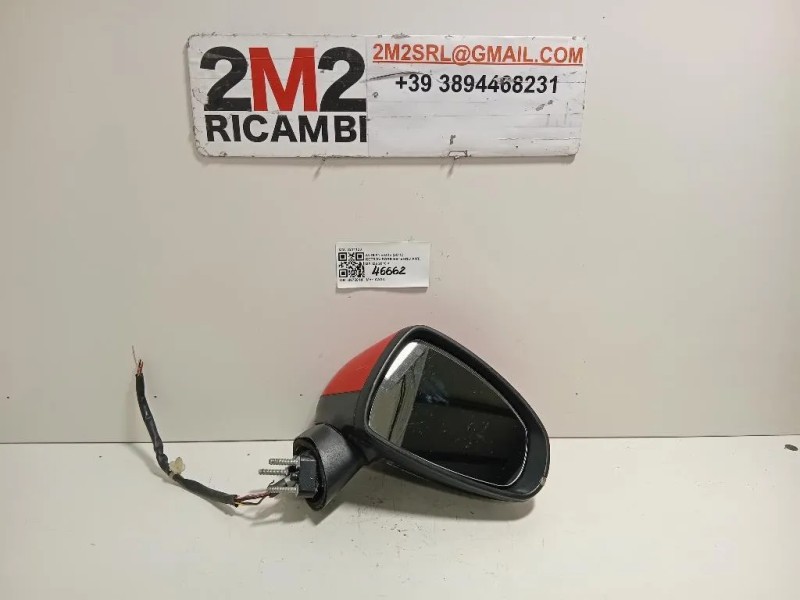 Retrovisore Esterno ANT DX 7 FILI SPECCHIO VETRO SPECCHIETTO Audi A1 8X1 2010